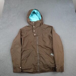 Burton Brown Ski & Snow Jacket with Blue Lining